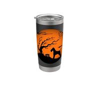 Wire Fox Terrier Halloween Stainless Steel Insulated Tumbler