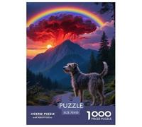 Wire Fox Terrier Jigsaw Puzzles Puzzle for Adults Kids. 1000 Piece Cute Dogs Great Gifts Challenge Toy Educational Game Home Decoration for Adults& Kids Age 14 Years Up 70x50cm/1000pcs