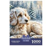 Wire Fox Terrier Puzzles 1000 Pieces for Adults Fun Challenging Brainteasing Jigsaw Colourful Home Decoration Randomly Shaped 38x26cm/1000pcs