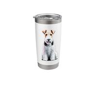 Wire Fox Terrier Stainless Steel Insulated Tumbler