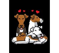 Wire Fox Terrier Wire Fox Terrier Dog Amazing Design Notebook: Journal Gift 100 Pages - 8.5 x 11 In