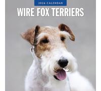 Wire Fox Terriers - 2026 Square Wall Calendar - by Red Robin Publishing