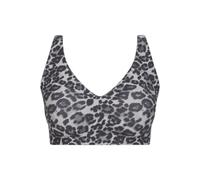 Wire-free plunging bra for women Chantelle SoftStretch Gris S
