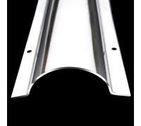 Wire Guard Raceway Metal Cord Cover, Stainless Steel Cable Concealer, 1M Length for Ceiling, Corner, Floor Installation