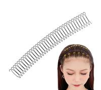 Wire Hair Combs | Fragmented Hair Invisible Fixer Comb | Stretchable Invisible Hair Fixer | Hair Updo Styling Tool, Decorative Bangs Holder For Women & Girls Hairstyle, Hair Combs For Women Acces