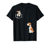 Wire Haired Fox Terrier In Your Pocket - Men, Women, Kids T-Shirt
