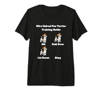 Wire Haired Fox Terrier Training Guide - Funny Dog and Puppy Premium T-Shirt
