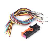 Wire Harness Plug Front Door Back Row Repair Kit, Replacement for Seat //Mii, OE 51277171 1510010, High - Strength ABS Cable Connector with Direct Fit Design