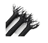 Wire harness protective sleeve PP Cotton Mixed PET Yarn Expanded Braid Sleeve 4mm 8mm 12mm Soft Wire Wrap Insulated Cable Protection Line Harness Sheath(Black Black,8MM_1METER)