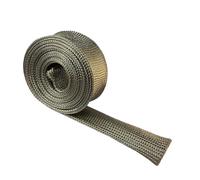 Wire Heat Shield Sleeve Wrap Spare Cars Motorbike Brake Cable Auto Hose Roll 25mmx3m