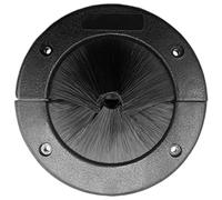 Wire Hole Cover 5.7 Inch Round Brush Grommet Raised Floor Cable Entry Seal for Wall and Floor Wiring, Home Office Data Center Cable Management Solution