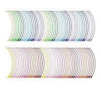 Wire Keychain Cable 100 Pcs Stainless Steel Loops 1.5mm Flexible Key Rings 6 Inch Metal Luggage Tags for Keys Outdoor