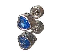 Wire Kits Small Jewellery Birthstone Earrings For Girls Stud Screw On Backs Stainless Sensitive Ears Post For Kids Toddlers Little Girls T Making Resin Organizer Accessories Bender Jewelry, one size