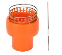 Wire Knitter Crochet Tool for Making Hats, Scarves, Socks with Ergonomic Design and Auto Release Function, 14×7×4 Inches, Orange