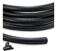 Wire Loom 1/2 inch 10ft, YCLYC Split Loom, Cord Protectors from Pets, Wire Protector Tubing, Flexible Wire Conduit, Electrical Cord Cover for Automotive, Black