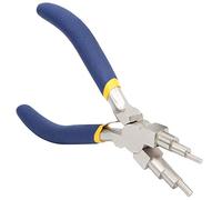 Wire Looping Pliers, Jewelry Pliers for Jewelry Making 6 in 1 Round Tip 6 Section Round Nose Pliers Manual Winding Modeling Tools for Making Jump Rings, Wire Wrapping