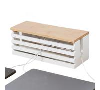 Wire Management Box Tidy Space Saving Desk Management Tray Cable Storage