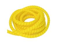 Wire Management Sleeve Flexible Spiral, Spiral Wrap Cable Sleeve Organizer Wire Pipe Cover Tube 8mm-50mm 1m 2m 5m Multicolor(Yellow,28mm)