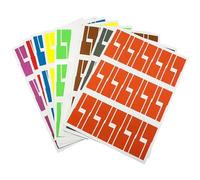 Wire Marking Labels, 150/300Pcs Useful Colorful Self-Adhesive Cable Labels Waterproof Identification Tags Stickers Marker Tool Fiber Wire(Mix 300pcs)