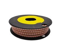 Wire Marking Labels， 250/500/1000Pcs 0 to 9 Number 2.5mm2 Cable Marker Spiral Wrapping Colored 18AWG-12 AWG EC-1(Multi Colored1,EC 0)