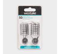Wire Mesh Bullet Feeder Extra Large 50g (2 pack), Black One Size