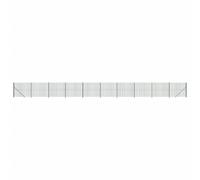 (anthracite, 1.6 x 25 m) vidaXL Wire Mesh Fence Garden Wire Fencing Mesh with Flange Anthracite 2x25 m