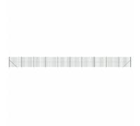 Wire Mesh Fence Outdoor Garden Wire Fencing Mesh with Spike Anchors vidaXL