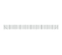Wire Mesh Fence Outdoor Garden Wire Fencing Mesh with Spike Anchors vidaXL