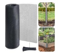 Wire Mesh for Chicken Coop - Mesh 40 cm x 3 Metres | Garden Fence with 50 Cable Ties - Protection for Hens, Dogs, Cats, Rabbits, Plants, Balcony, Patio and