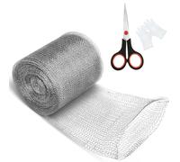 Wire Mesh for Mice Control 5 in X 47in, weep hole covers for brick walls,Weep Holes Covers, Upgraded Stainless Steel Wire Mesh Roll, Flexible Stretchy Meshs Fabric for Garden House and, Rodent Barrier