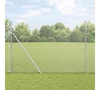 Wire Mesh Metal Trellis Welded Wire Fence Silver 1.5 x 50 m Steel Garden Screening Fence Panel for Dog Rabbit Yard Patio Outdoor Decor