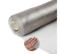 Wire Mesh Roll, 304 Stainless Steel Fly Screens Roll for Windows Porch Garden, 1.2m x 3000m, 0.15mm Wire Diameter, 20 Mesh, Adjustable Window Screen Mesh to Prevent Rats, Snakes, Wasps and Insects