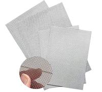Wire Mesh Sheets, 4PCS Fine Metal Rodent Mesh Panels 20 Mesh, Stainless Steel Woven Wire Mesh, Multipurpose Mouse Rodent Insect Net for Vents Filter Window Kitchen Airbrick Garden