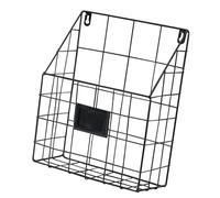 Wire Newspaper Rack, Wall Mounted Newspaper Rack | Wall Mounted Newspaper Storage Rack,Artistic Sense Storage Organizer For Brochures, Books, Mail And All Kinds Of Newspapers