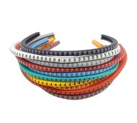 Wire Numbering Colorful Marker, EC-0 Cable Markers 500 pcs Multicolor for 1.5 sqmm Wire Numbers 0-9