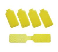 Wire Numbering Marker, Colorful Self Adhesive Wire Labels Network Cable Labels Sticker for Electrical Cables Organize Cord Identification(Yellow Unwritable)