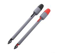 Wire Piercing Probe Kit 2PCS Insulation Puncture Test Leads for Multimeter - Stainless Steel Back Probe Pins Automotive Diagnostics 4mm Banana Red Black(4mm)