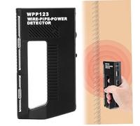Wire Pipe Power Detector, Adjustable Alert Stud Finder Wall Scanner, High Sensitivity Wall Detector Scanner, 5.8x3.1 inch Plastic Metal Stud Finder with Handle