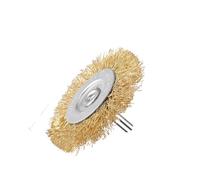 Wire polishing Head for Woodworking, Wood Peeling, Metal Rust Removal, Cleaning, Stainless Steel Wire Brush Head with Handle(T6-75 5PCS)