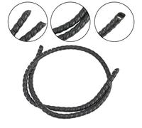 Wire Protector, Spiral Wound Cable Management Tube, 1 Meter Black PE Hydraulic Hose Cover for Home and Office Wires