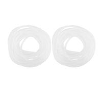 Wire Protector Spiral Wrap | PP Cable Sleeve for Debris/Abrasion/Knot Prevention | Heat Tolerant - 30°C to 100°C | 28.9Mpa Pressure Tolerance (White Diameter 8mm)