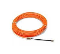 Wire Puller Cable Push Pullers Running Push Rods Glass Fiber Electric Push Metal Wall Cable Cable Puller Duct Rodder Nylon Fish Tape Reel Rod,4mm(30m)