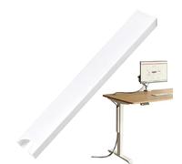 Wire Raceway - Magnetic Vertical Routing, Drillless Table Mount, Cable Concealer Track, workspaces Wiring Keeper | Ideal Beneath Countertops Supporting Bedrooms Libraries Residences Flats Dormitories