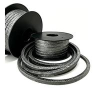 Wire Reinforced Graphite Packing 30mm 61FT for Pump Glands | Wire Reinforced, Crush-Resistant, High-Pressure Proof. For Slurry Pump Stuffing Boxes, Ash Handling Systems, Concentrators