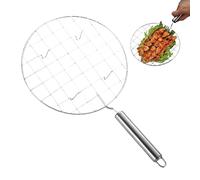 Wire Roaster with Handle,Barbecue Roasting Pan - Round Barbecue Wire Roaster, Round Cooking Racks, Stainless Steel Roasting Pans with Handle