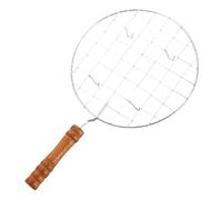 Wire Roaster with Handle, Round Baking Roaster, Round Wire Roaster, Cooking Shelves, Pans for Picnic, Cooking, Baking, Barbecue Companion