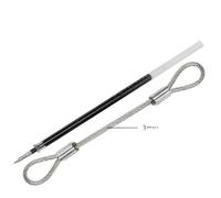 Wire Rope 1.5-3.0mm Steel Wire Rope With Loops At Both Ends Stainless PVC Coated(3.0mm,0.5M)