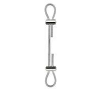 Wire Rope 4PCS PVC Stainless Steel Wire Rope Fixing Kit Adjustable Fastening Suspension 2.0mm 3. Hanging Picture Frame Potted Camera(Style2,2MX4pcs,3.0mm)