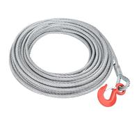 Wire Rope Cable 20m Elevator Wire Winch Rope For Hoist Multi Capacities vidaXL