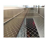 Wire Rope Cable Mesh Netting, 304 Stainless Steel Rope Wire Mesh， Anti-Fall and Anti-Theft Net，Building Reinforcement Net，Safety Netting Various Sizes(L2xW30m/L6.56xW98.42ft)